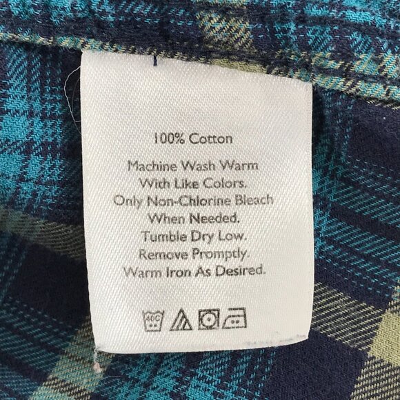 Eddie Bauer Classic Fit Button Up Shirt Women's Small Plaid 100% Cotton Outdoor - Picture 11 of 12